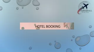 Faresmsall Hotel booking ppt