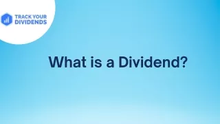 what is a dividend