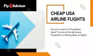 Cheap USA Airline Flights