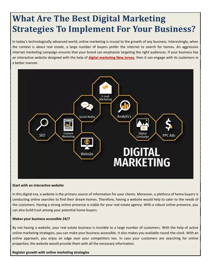 what are the best digital marketing strategies