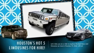 The Best Limousine In Town – Houston’s Hot 5!