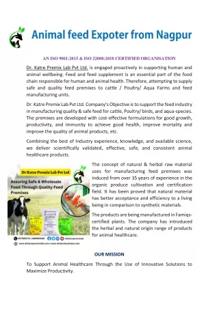 an iso 9001 2015 iso 22000 2018 certified