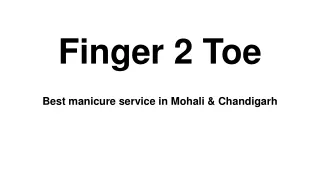 finger 2 toe