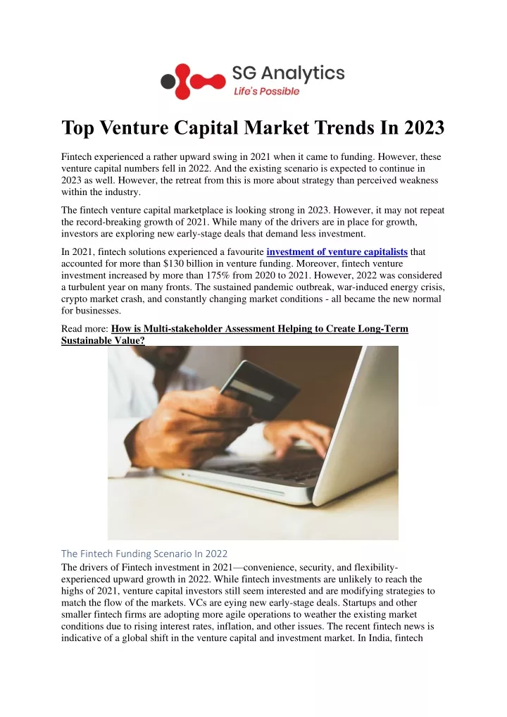 top venture capital market trends in 2023