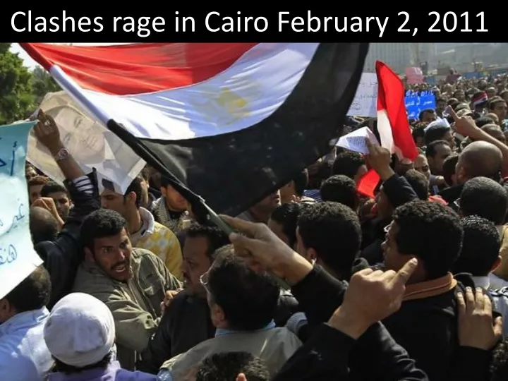 clashes rage in cairo february 2 2011