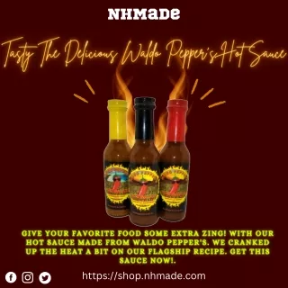 Tasty The Delicious Waldo Pepper's Hot Sauce – Nhmade