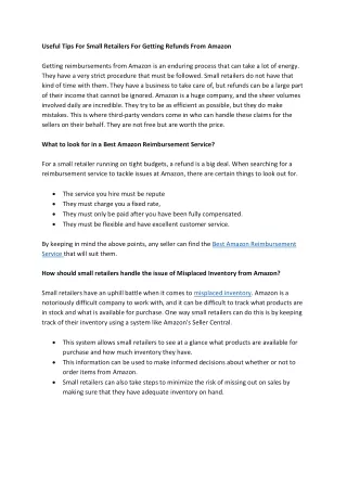 useful tips for small retailers for getting