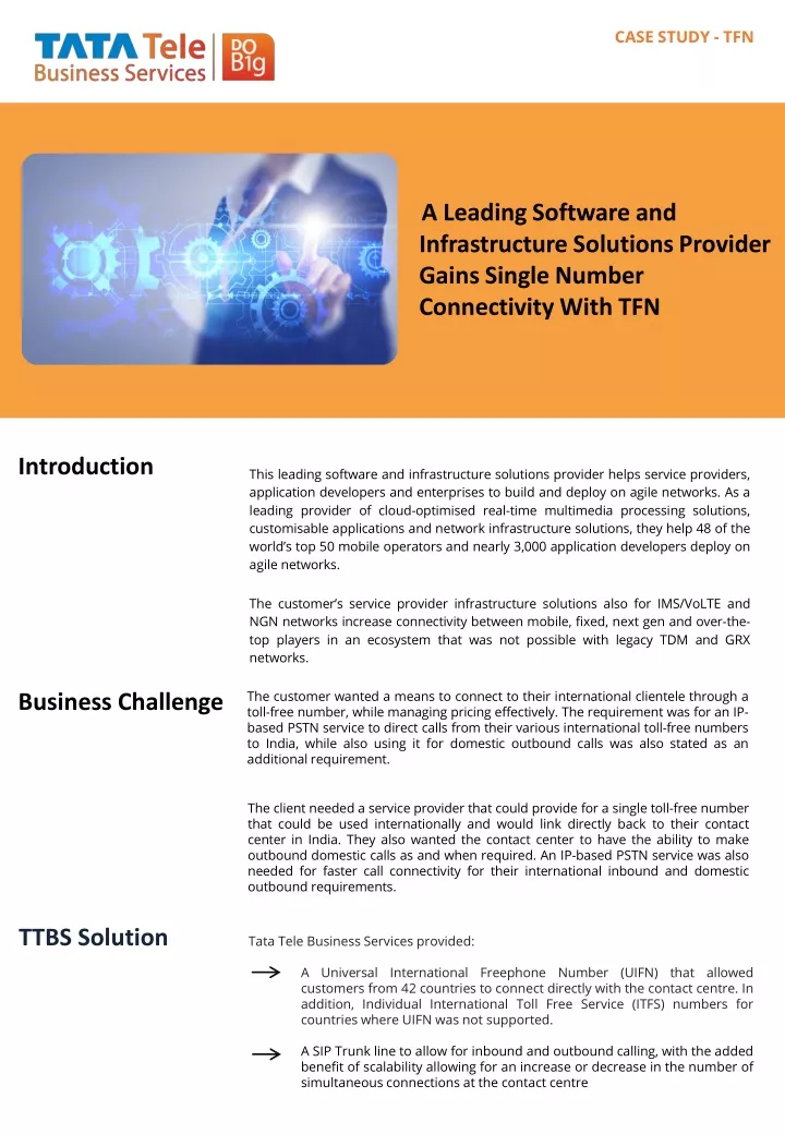 Tfn Algorithm PPT - Leading Software and Infrastructure Solutions Provider Gains ...