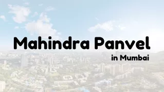 Mahindra Panvel Mumbai Pdf