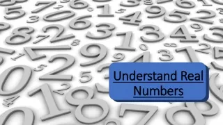 Understand Real Numbers