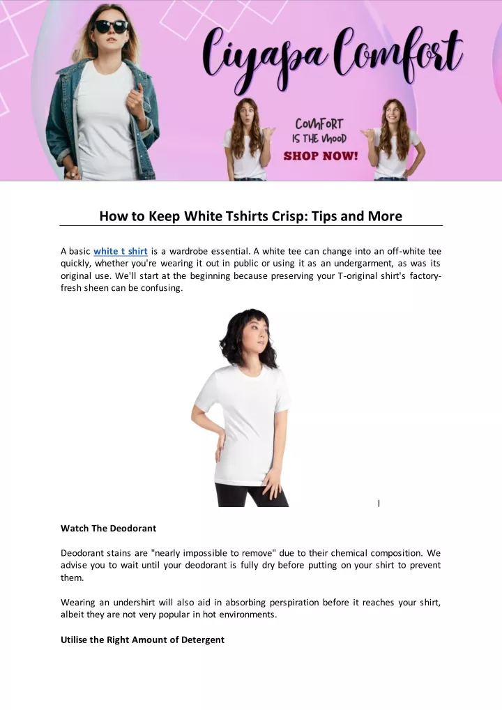 ppt-how-to-keep-white-tshirts-crisp-powerpoint-presentation-free