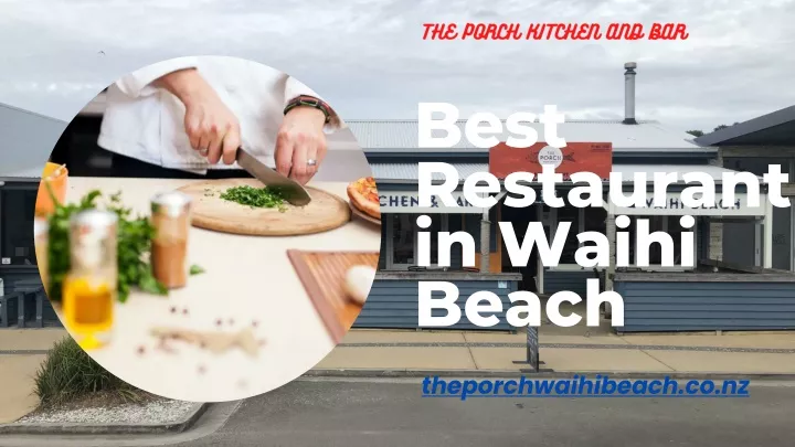 the porch kitchen and bar waihi beach