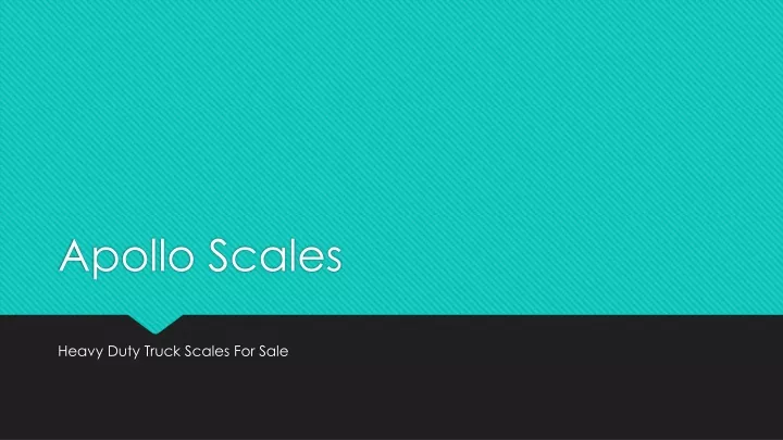 apollo scales