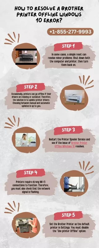how to resolve a brother printer offline windows