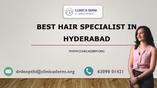Best Hair Specialist in Hyderabad