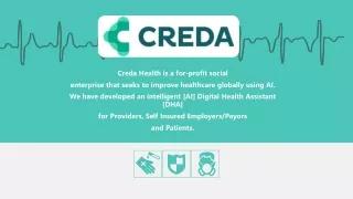 Digital Health Assistant - Creda Health PPT