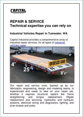 industrial vehicles repair