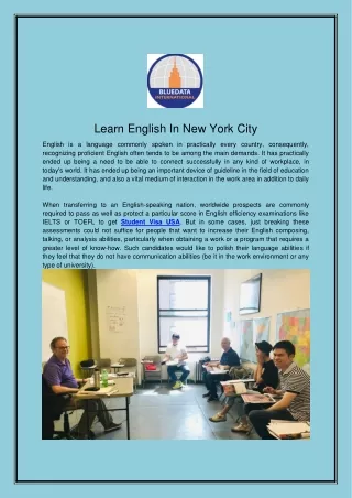 learn english in new york city
