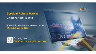 Surgical Robots Market Share, Size, Trends - [2021-2026]