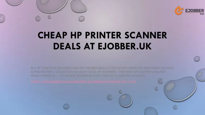cheap hp printer scanner deals at ejobber uk