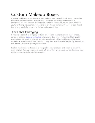 custom makeup boxes if you re looking