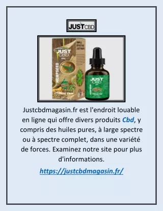 cbd | Justcbdmagasin.fr