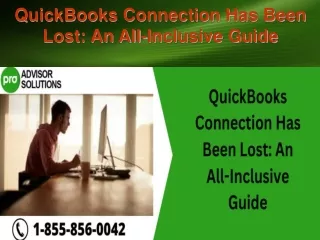 quickbooks connection has been lost an all inclusive guide