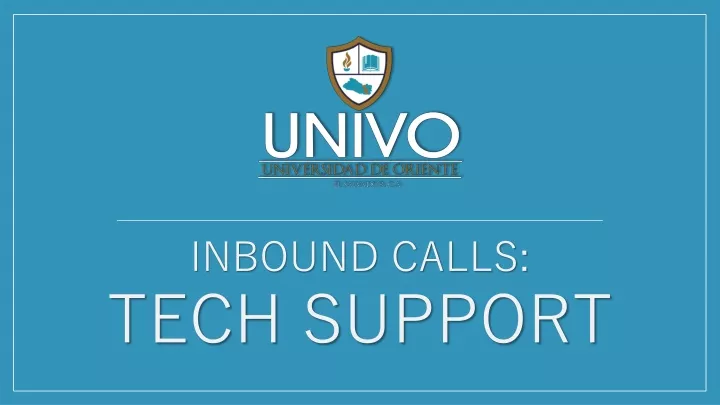inbound calls tech support