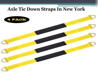 Axle Tie Down Straps In New York