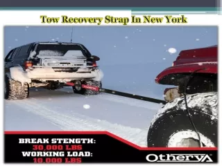 Tow Recovery Strap In New York