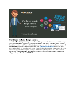 wordpress website design services incredible