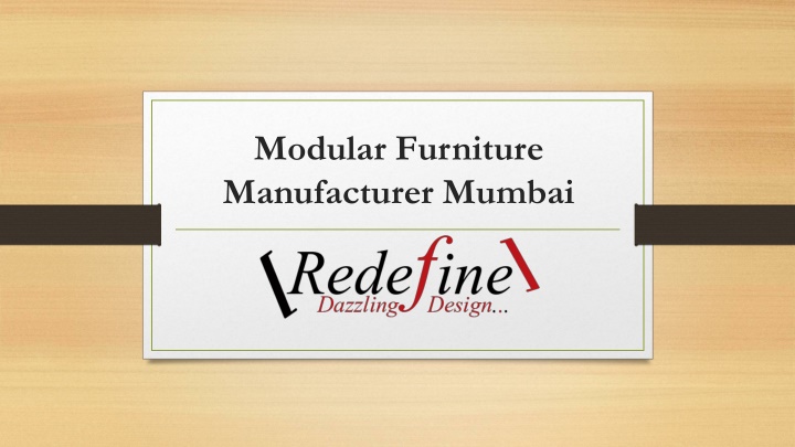 modular furniture manufacturer mumbai