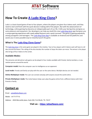Attsoftware Ludo King Clone