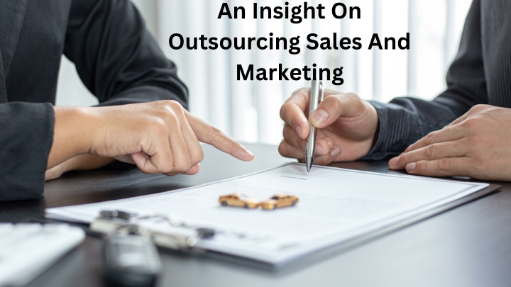 an insight on outsourcing sales and marketing