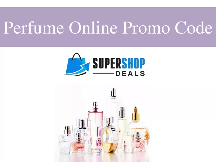 perfume online promo code