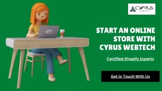 start an online store with cyrus webtech