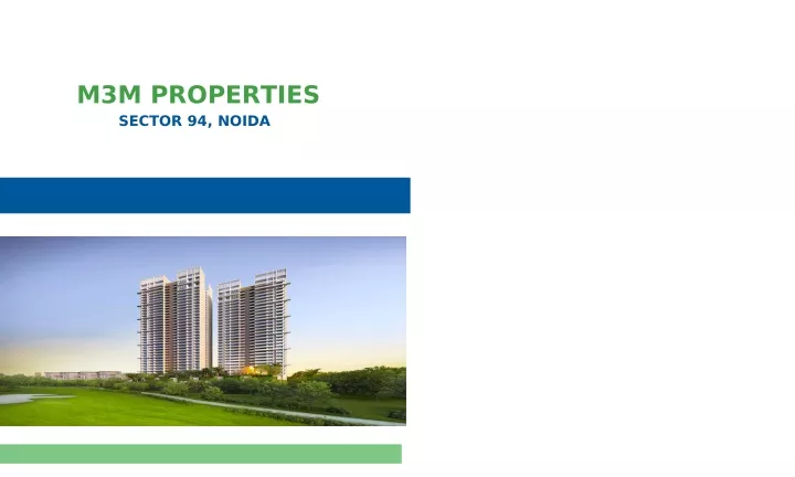 m3m properties sector 94 noida