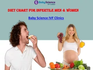 "Diet Chart For Infertile Men & Women  "