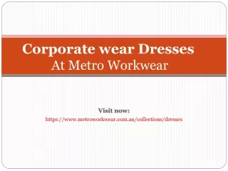Corporate wear dresses Collection At Metro Workwear