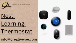 Best Nest Learning Thermostat In Dubai| Creative