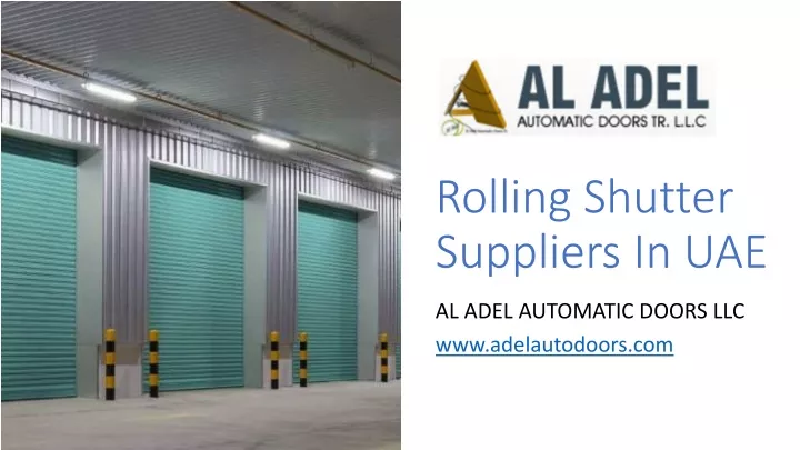rolling shutter suppliers in uae