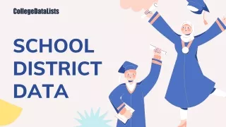 SCHOOL DISTRICT DATA
