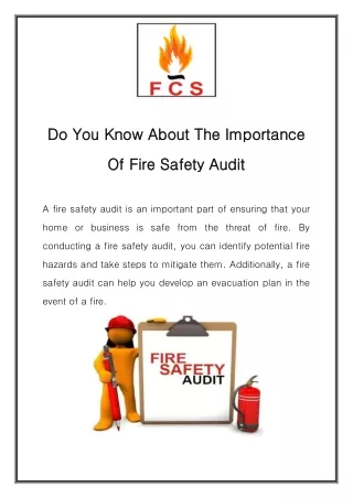 Fire Safety Audit In Pune Call-8431101101