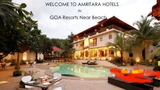 Goa resorts near beach | Amritara