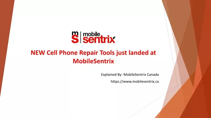 new cell phone repair tools just landed at mobilesentrix