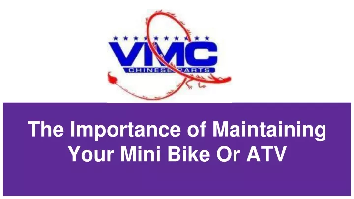 the importance of maintaining your mini bike