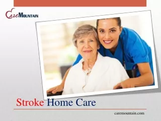 Stroke home care