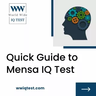 quick guide to mensa iq test