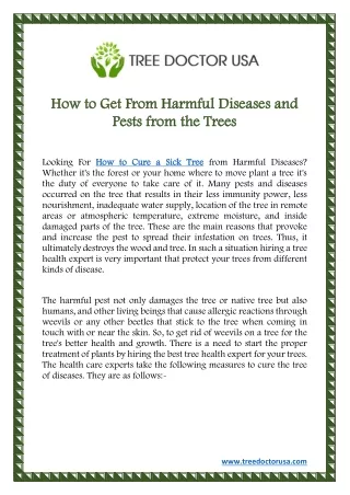 how to get from harmful diseases