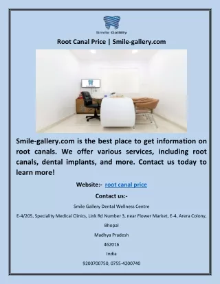 root canal price smile gallery com